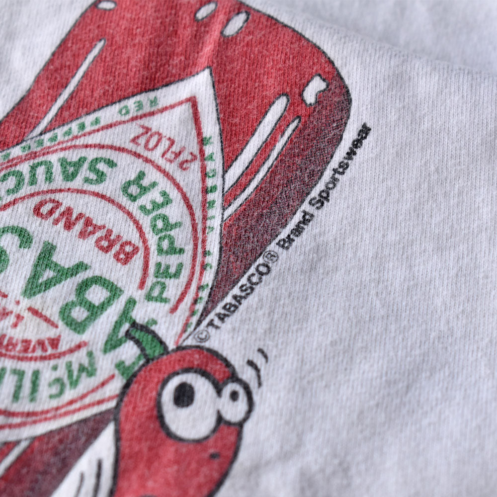 90’s Hanes ”RED HOT” TABASCO キャラ Tシャツ USA製 240430