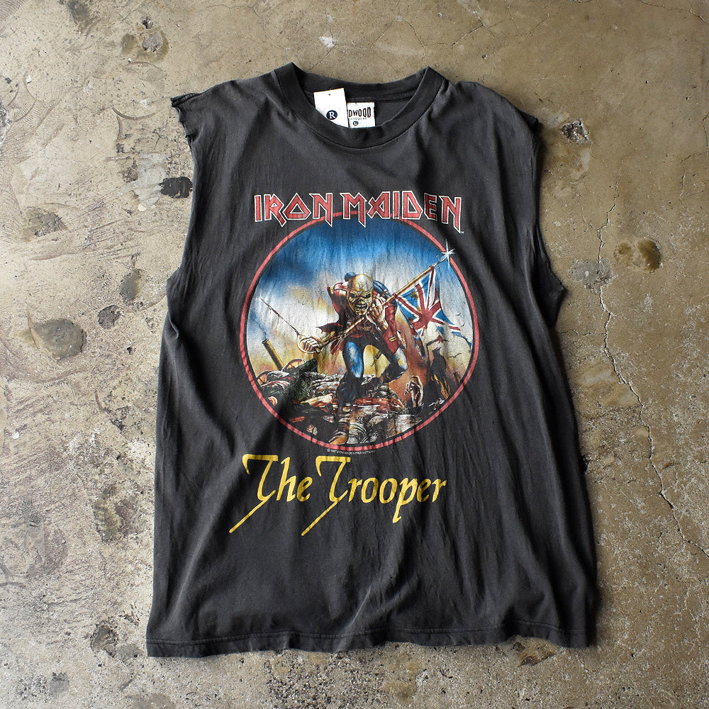 アイアン・メイデン The Trooper エディ カットオフ Tシャツ 1997年 ヴィンテージ
