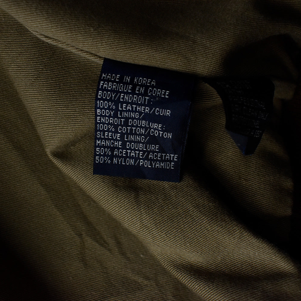 90's TOMMY HILFIGER チンストラップ付き スウィングトップ スエードジャケット 230930H