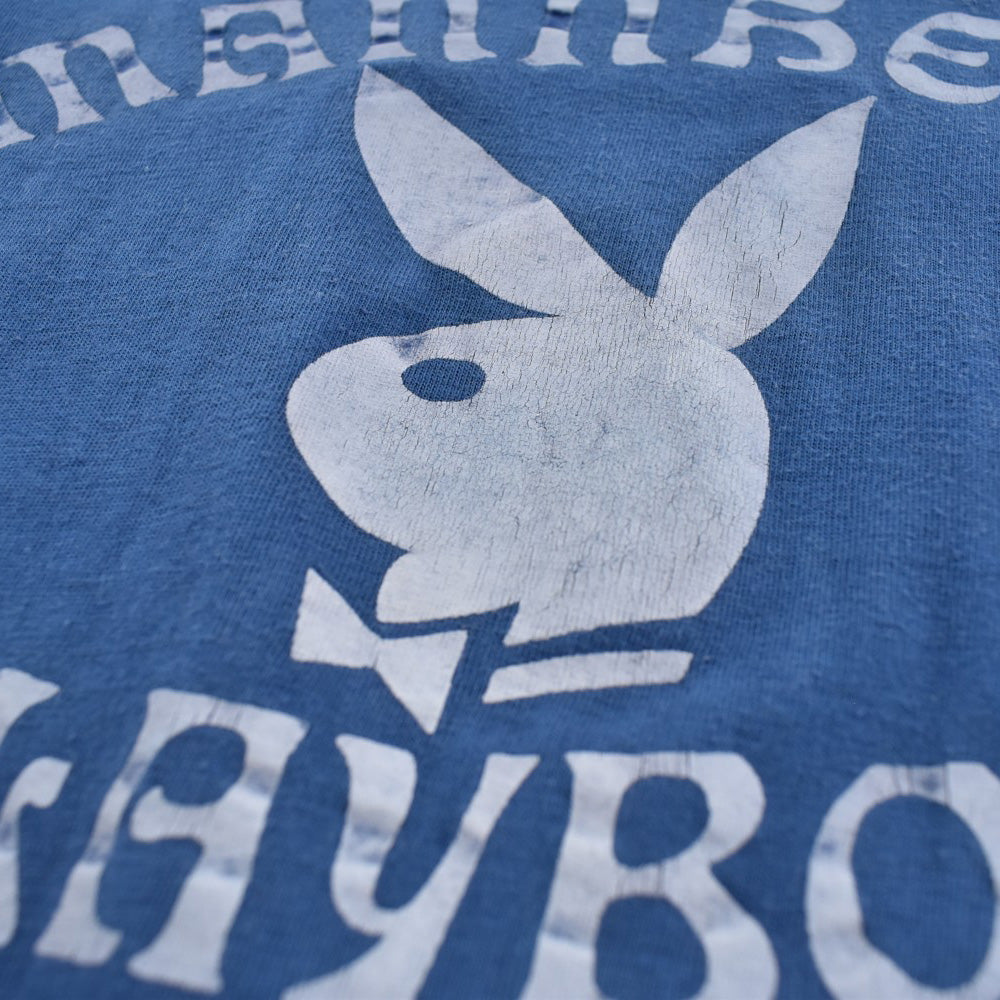 80's~ PLAYBOY "MANNHEIM" バニー ロゴTシャツ 260619H
