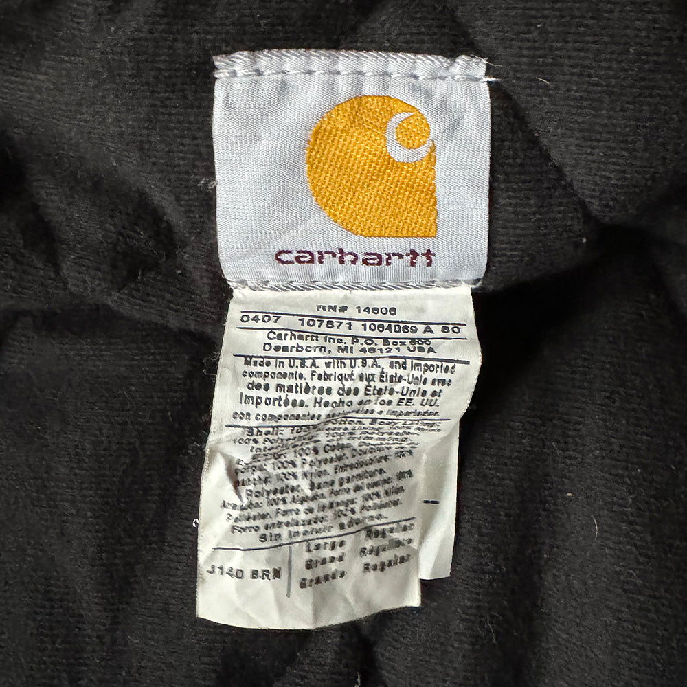 Y2K Carhartt アクティブパーカー キルティングライナー USA製 240223H