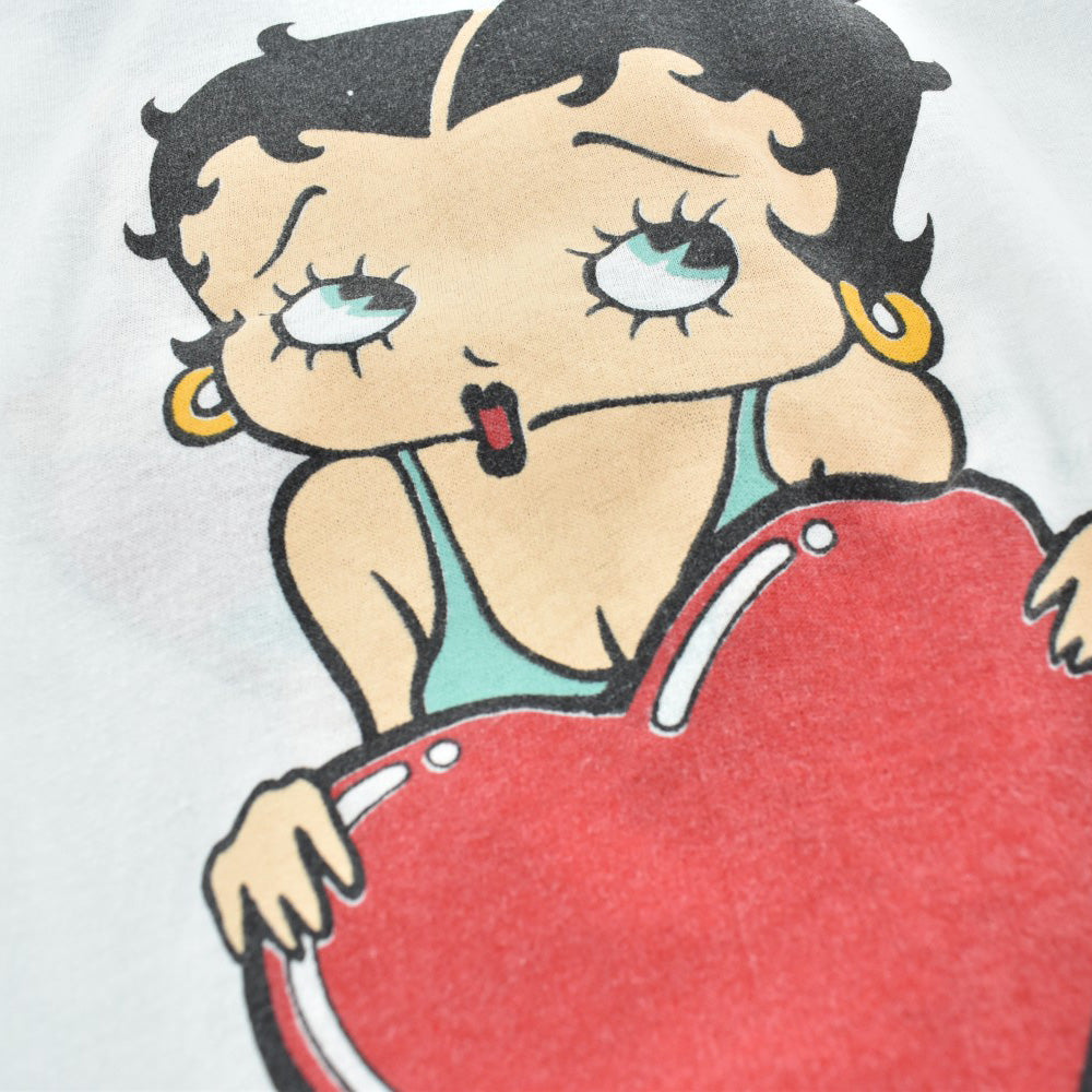 80's Betty Boop "I want to be loved by you" キャラクターTシャツ 260825H