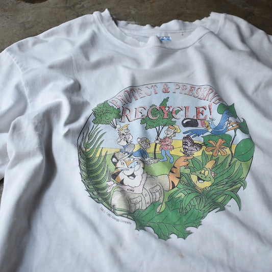 90's Kellogg “Tony the Tiger” Tシャツ USA製 240718