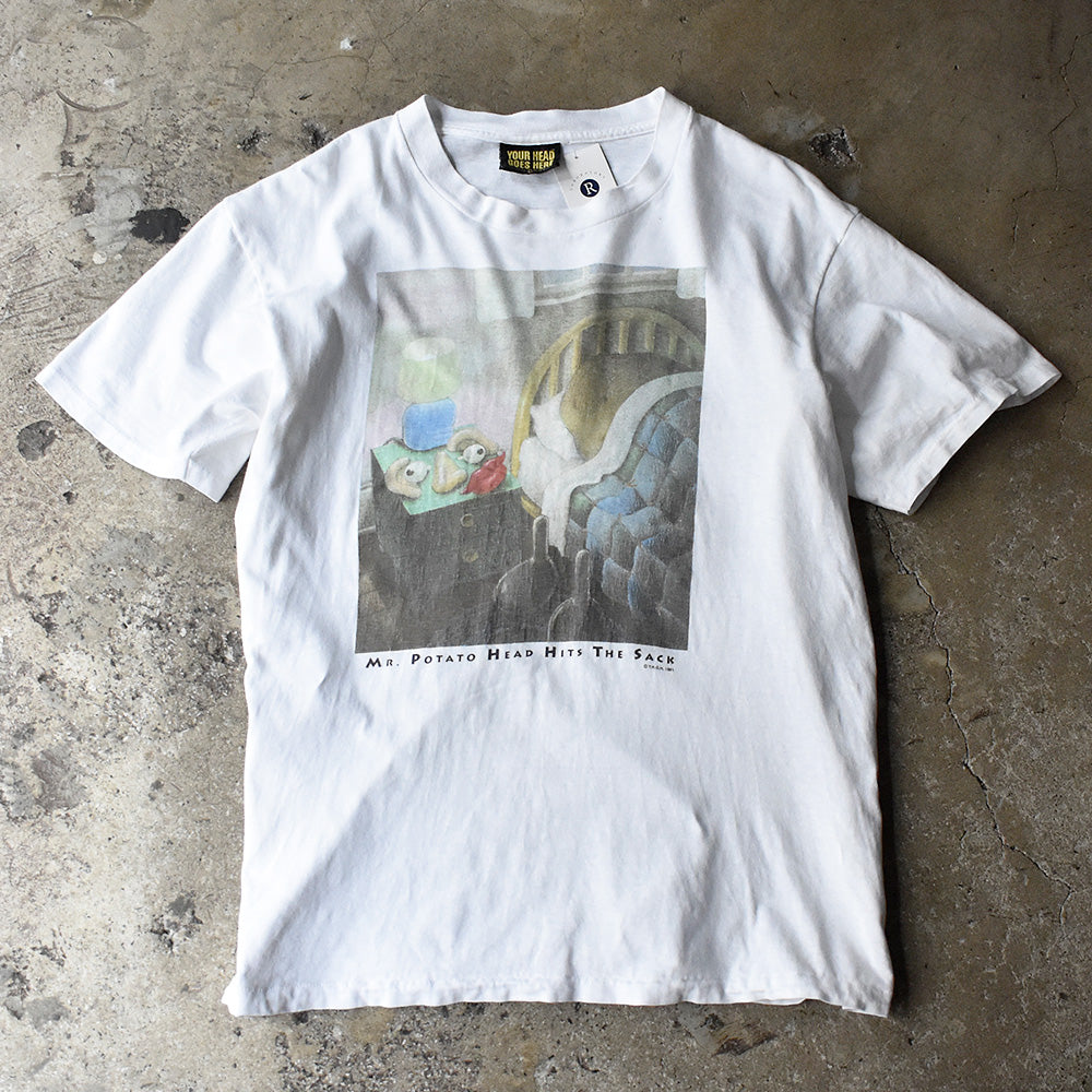 90's Mr. Potato Head “Mr. Potato Head Hits The Sack” Tシャツ USA製 250602H