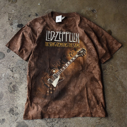 90's LIQUID BLUE / Led Zeppelin "The Song Remains the Same" タイダイ ロック Tシャツ USA製 230720H