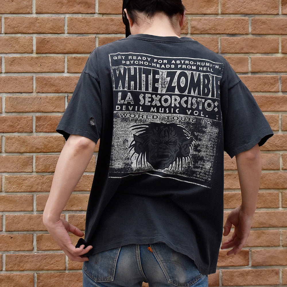 90's WHITE ZOMBIE “La Sexorcisto: Devil Music Vol. 1” World Tour Tシャツ 240409H