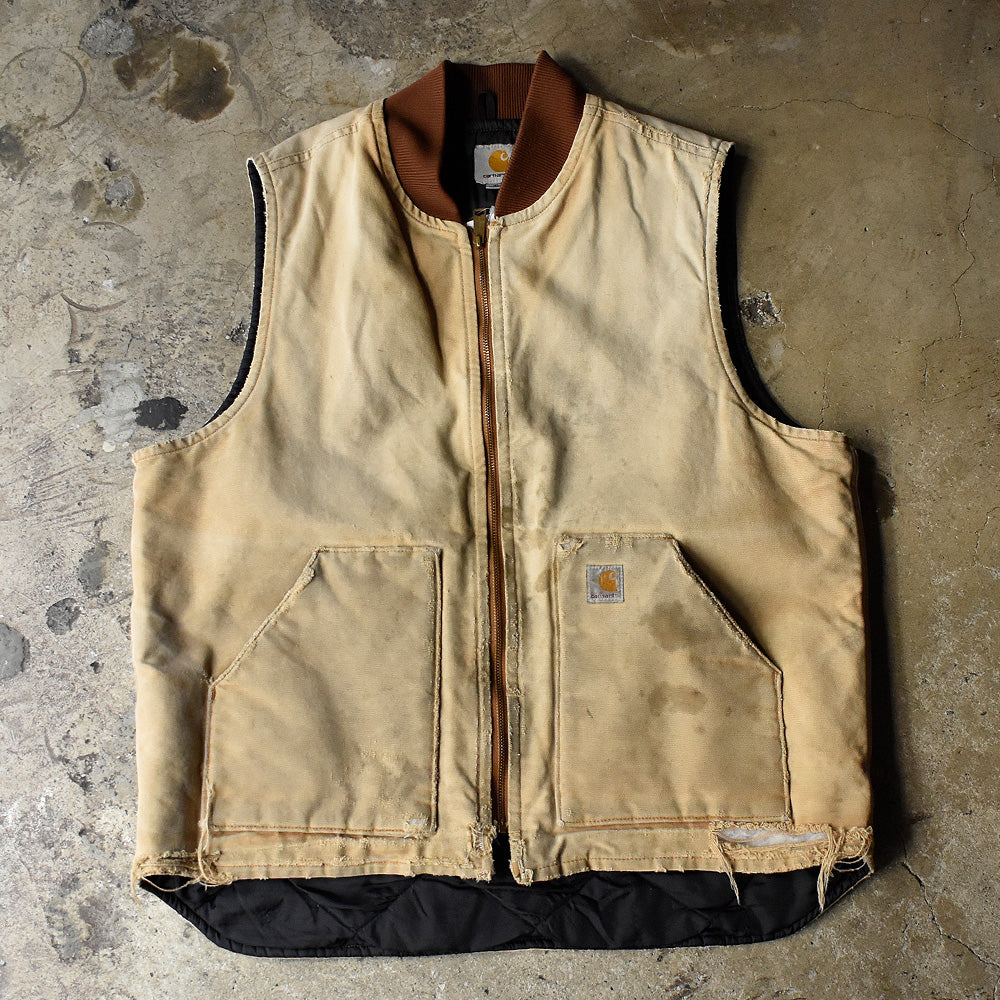 ダメージ！ Carhartt  ダック ベスト キルティングライナー 231228H