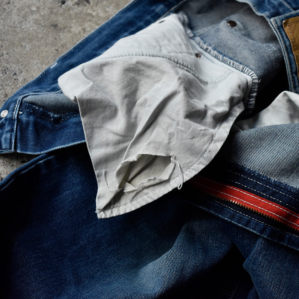 90's～ Dickies Big刺繍ロゴ！ デニムワークパンツ 250113H