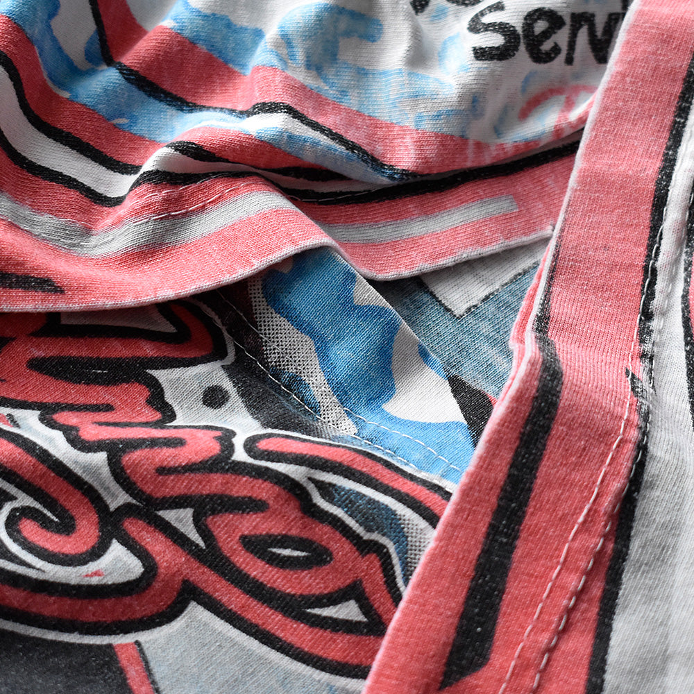 Y2K AOP！ CHASE authentics Racing Tシャツ USA製 250415H