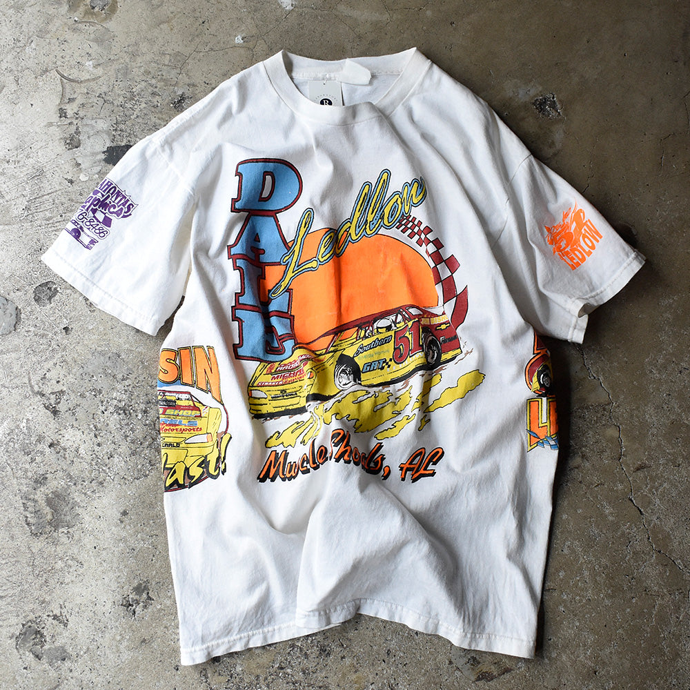 90's マルチプリント！ Racing Tシャツ 240716H