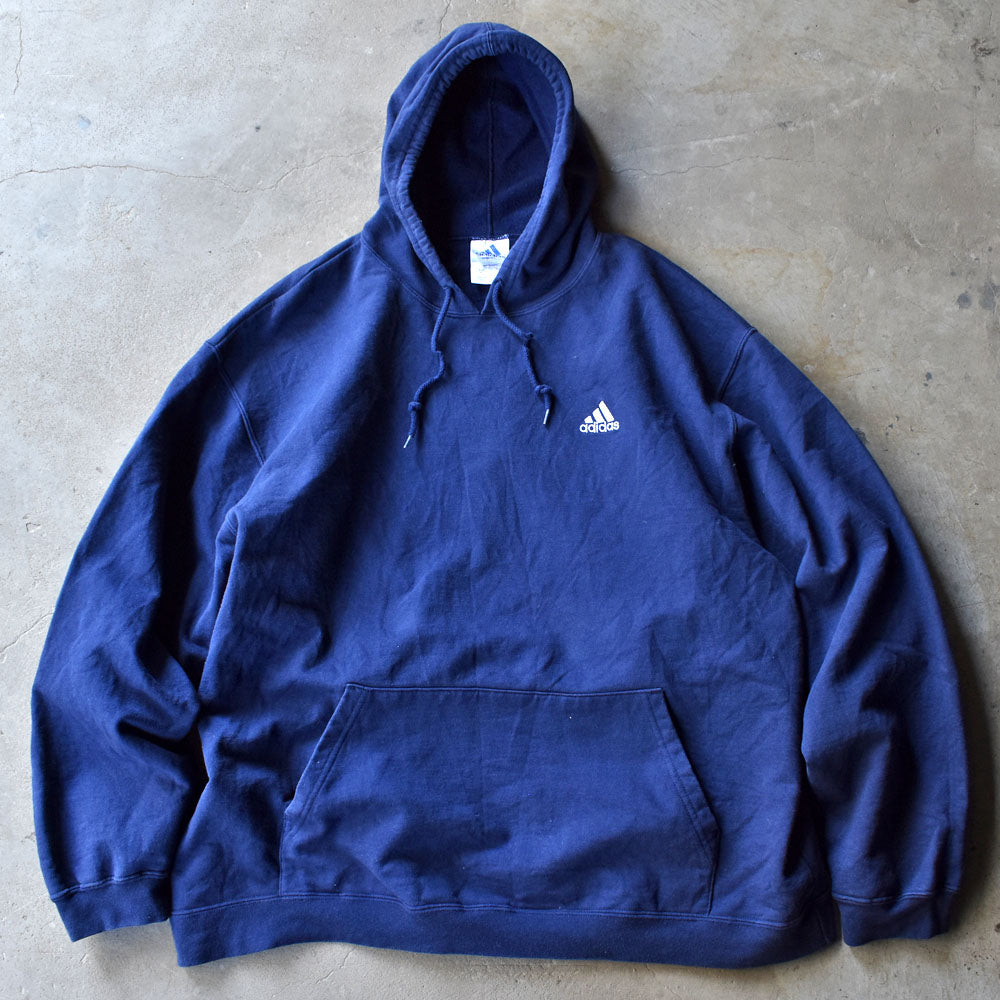 90’s adidas パフォーマンスロゴ刺繡 パーカー 240311