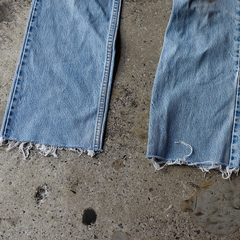 90's ダメージ！ Levi's 517 ブーツカット デニムパンツ USA製 250815H