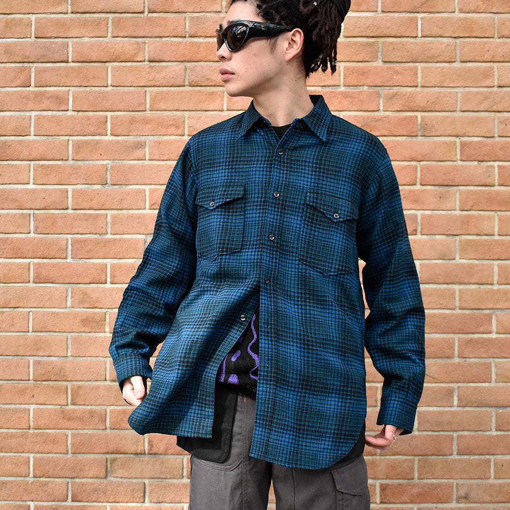 60's Pendleton ウール チェック柄シャツ USA製 240208H