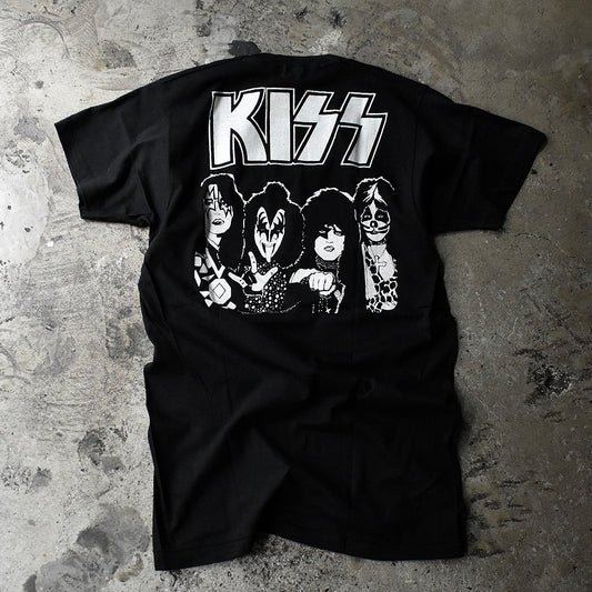 70's~ KISS "McManus Enterprises The Complete Production Service" ロック Tシャツ 写真集"Noirshirt"掲載 230823H