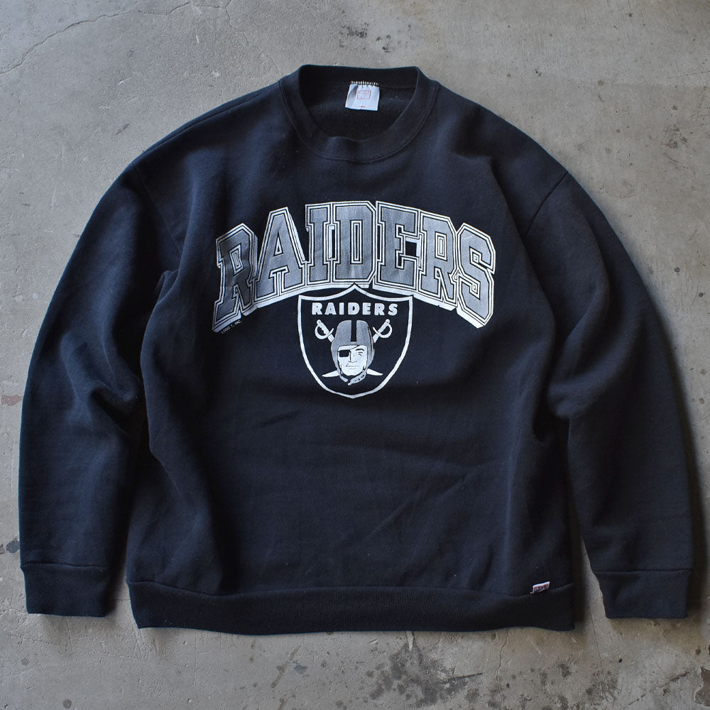 90’s LOGO7 ”NFL Raiders” スウェット 231228