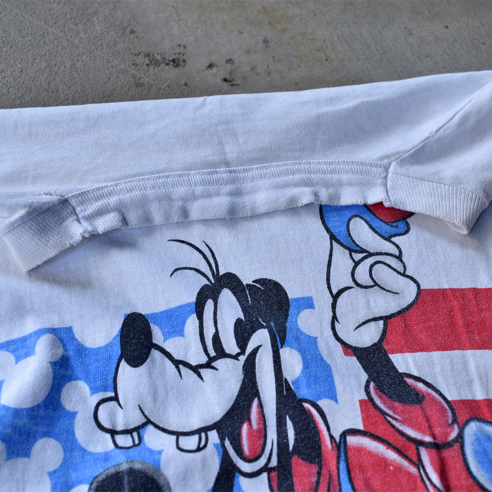 90’s Disney ”Mickey＆Friends” Tシャツ USA製 240317