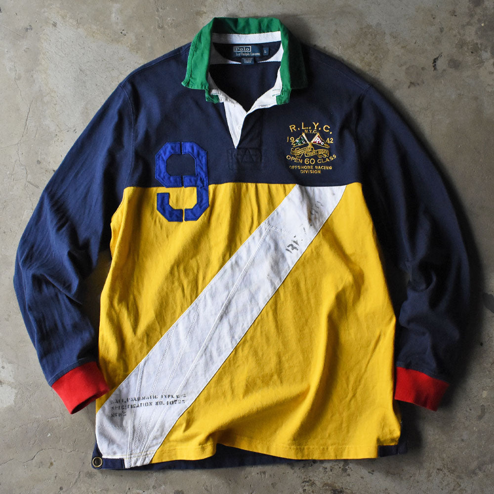 90's Polo Ralph Lauren ラグビージャージ ラグビーシャツ 240519