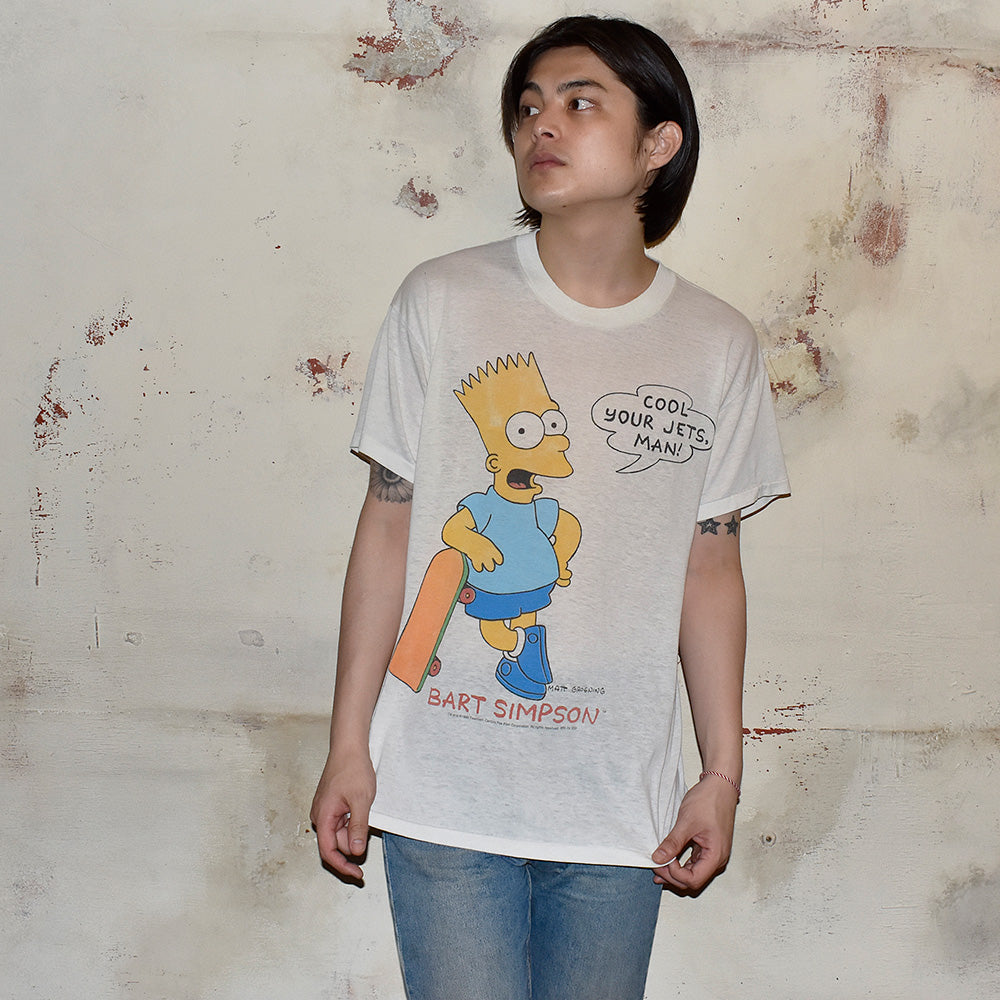 90's The Simpsons Skate！ “Bart Simpson” Tシャツ USA製 240516H