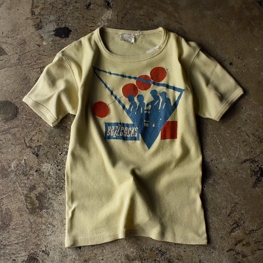 70's Buzzcocks “A Different Kind Of Tension” ロック Tシャツ Euro製 写真集"Couleurshirt"掲載 231002H