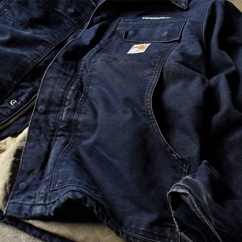 90’s Carhartt FR 刺繍！トラディショナルコート キルティングライナー 231208H