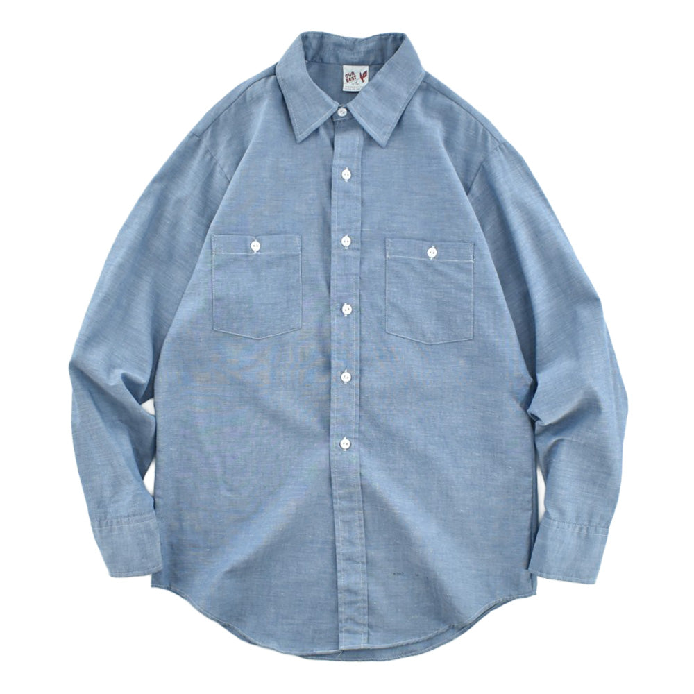 70's N.O.S. OUR BEST シャンブレー ワークシャツ 261006H