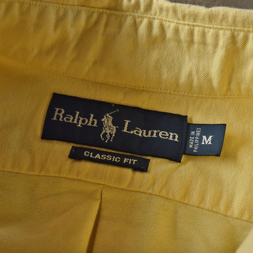 Ralph Lauren/ラルフ ローレン “CLASSIC FIT” イエロー ボタンダウンシャツ　230515