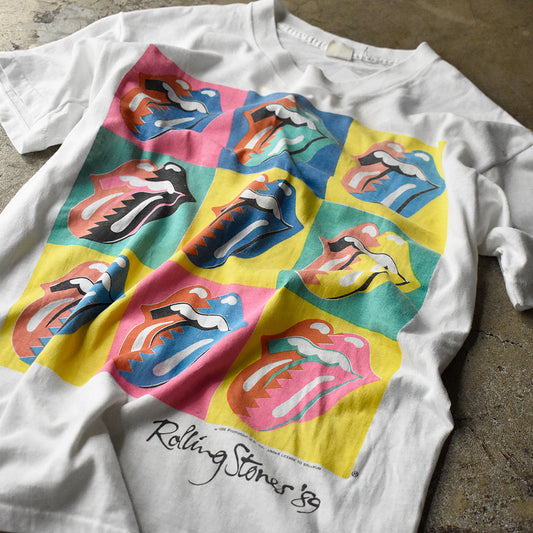 80's The Rolling Stones “Andy Warhol Type” North American Tour Tシャツ 240818H