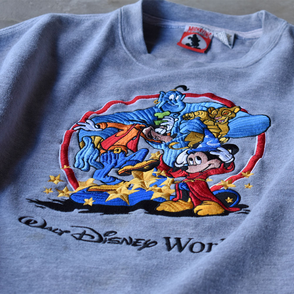 ディズニー 25th Anniversary ジーニー シンバ 刺繍 スウェット 1996年 ヴィンテージ