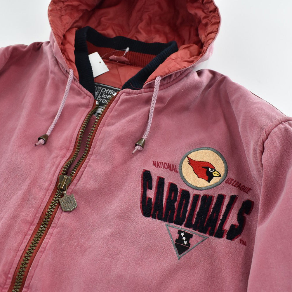 90’s Campri TEAM LINE NFL "Phoenix Cardinals" フェード フード付き ジャケット 261023H