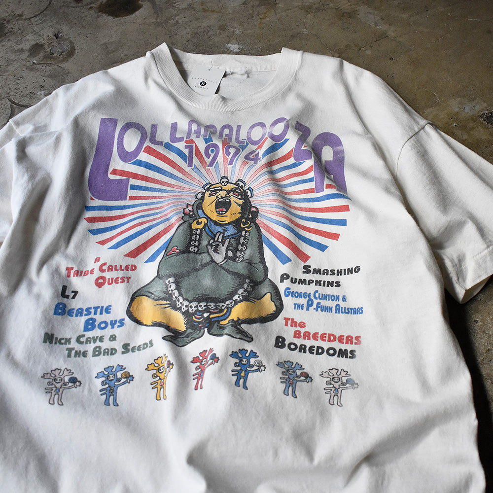 ロラパルーザ 1994 ロックフェスティバル 両面グラフィック Tシャツ ヴィンテージ