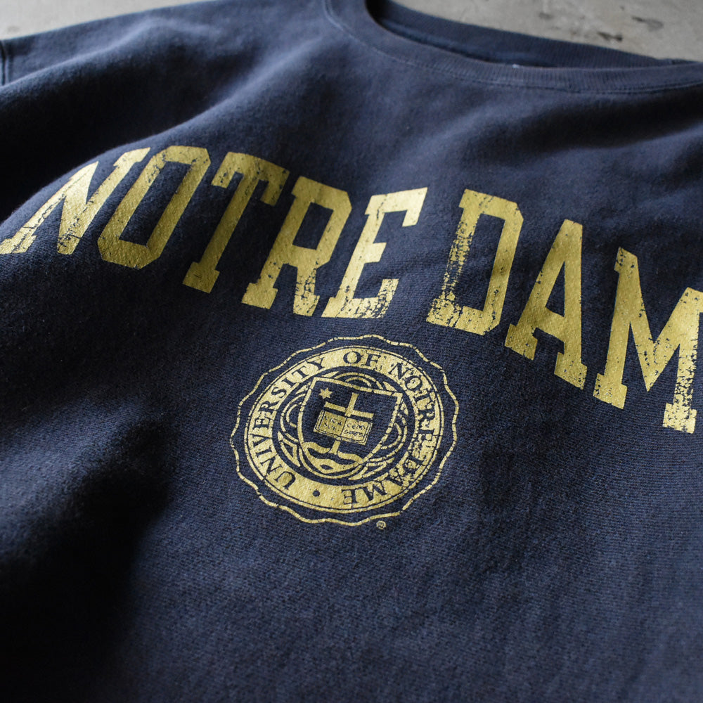 Champion “University of Notre Dame” RWスウェット 231127