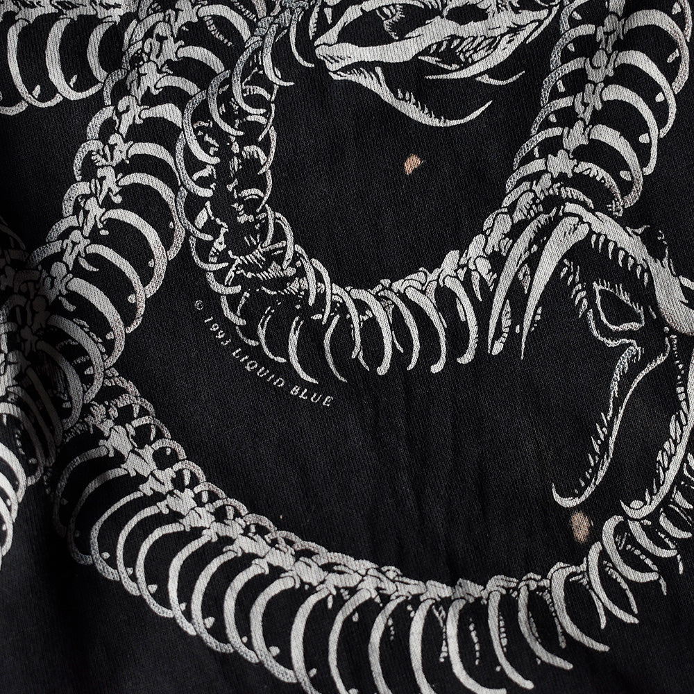 90's Special！ AOP！ LIQUID BLUE "MEDUSA SKULL" Tシャツ USA製 240519H