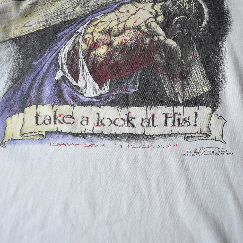 90's Living Epistles “JESUS” Tシャツ USA製 250714H