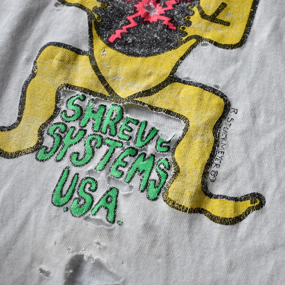 80's ボロ！ “Shreve Systems“ Tシャツ USA製 240803H