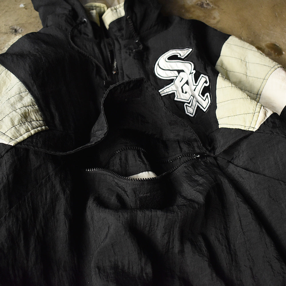 90's StarPlayer MLB “Chicago White Sox“ フード付き パフジャケット 250115H