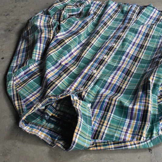 Ralph Lauren “CLASSIC FIT” タータンチェック ボタンダウンシャツ 240327 S2062
