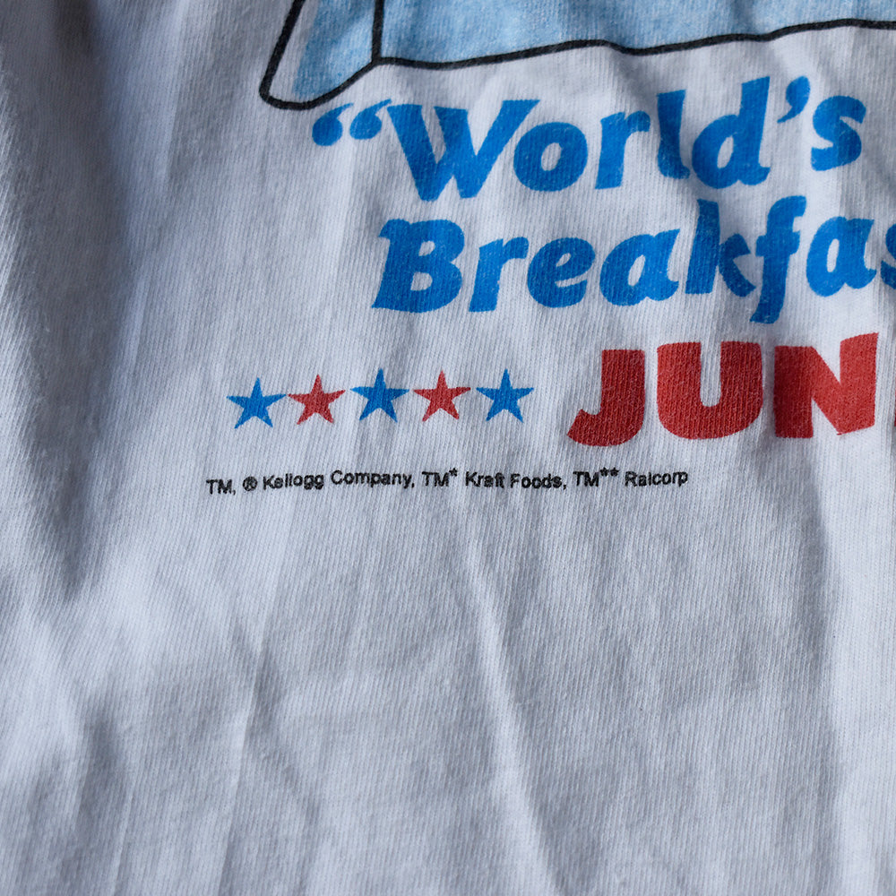90's Kellogg “Cereal Festival'97” Tシャツ 240619H