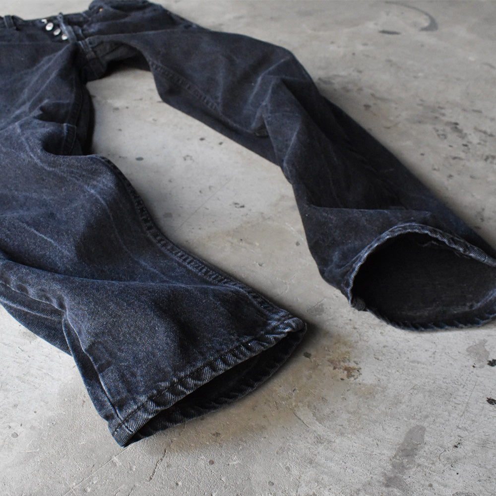 Levi's 501 ブラックデニムパンツ 240415
