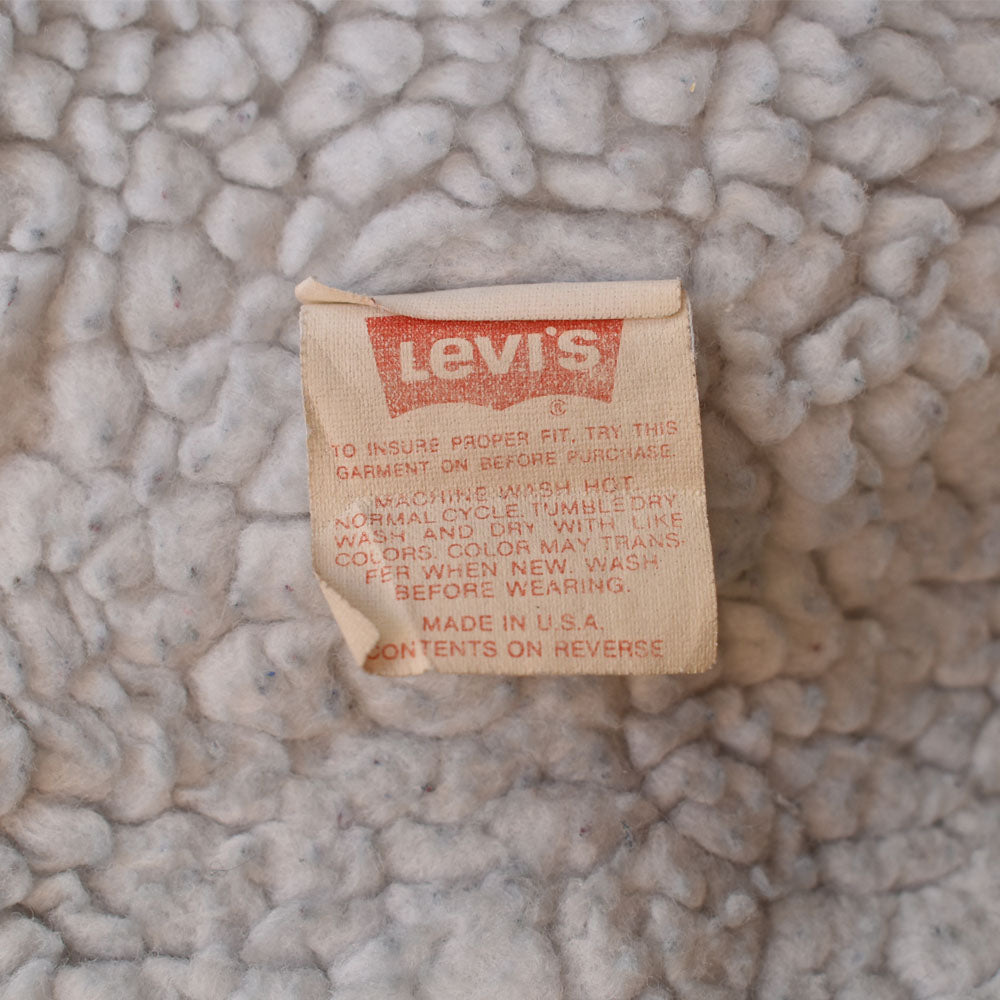 80’s Levi's 70608 デニムボアジャケット USA製 240111