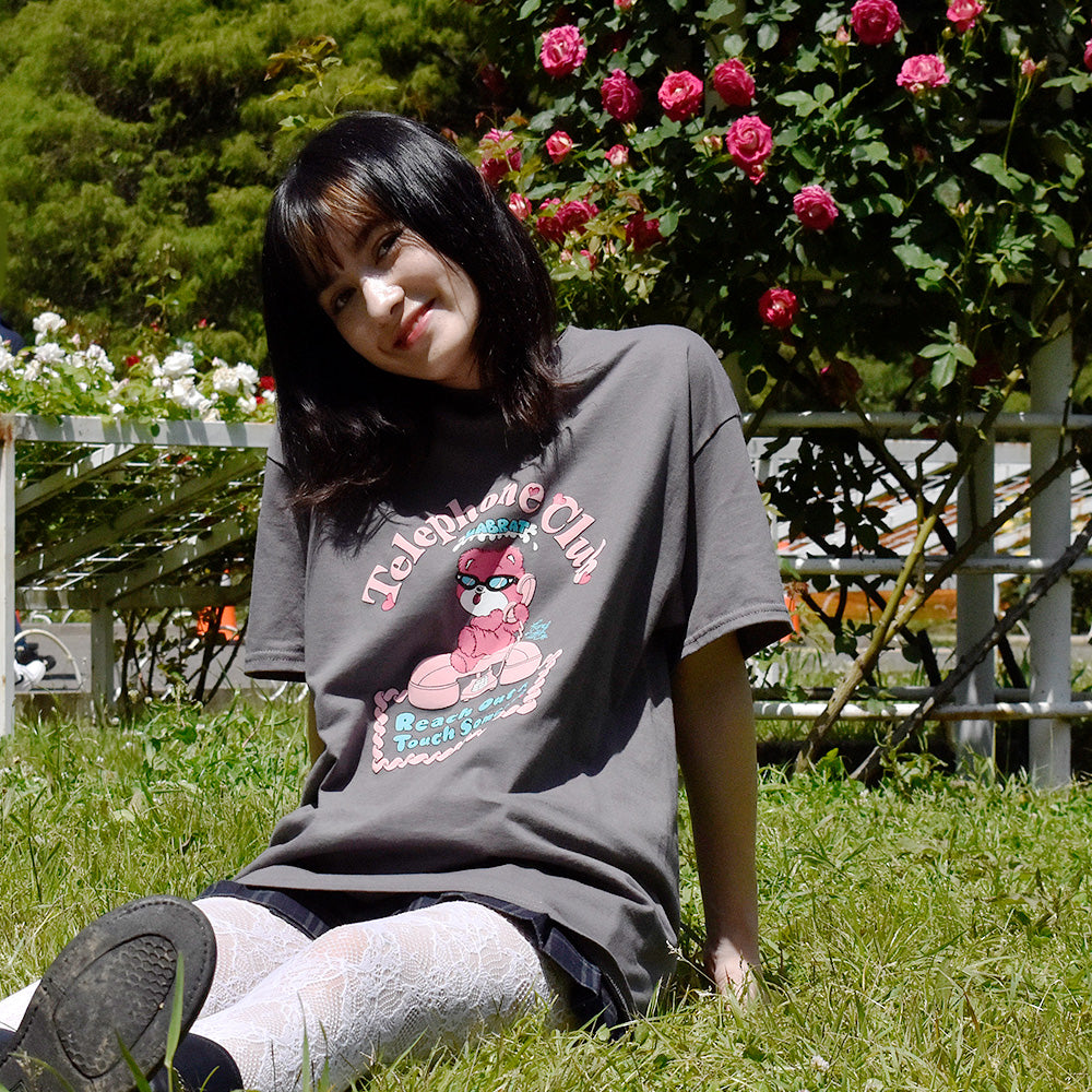 foxy illustrations×LABRAT "Telephone Club" Tシャツ LR-2024-05 240601