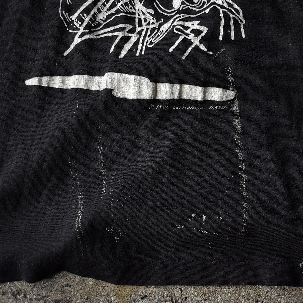 80's AC/DC “Fly on the Wall“ 1985 Tour ノースリーブ ロック Tシャツ 250808H