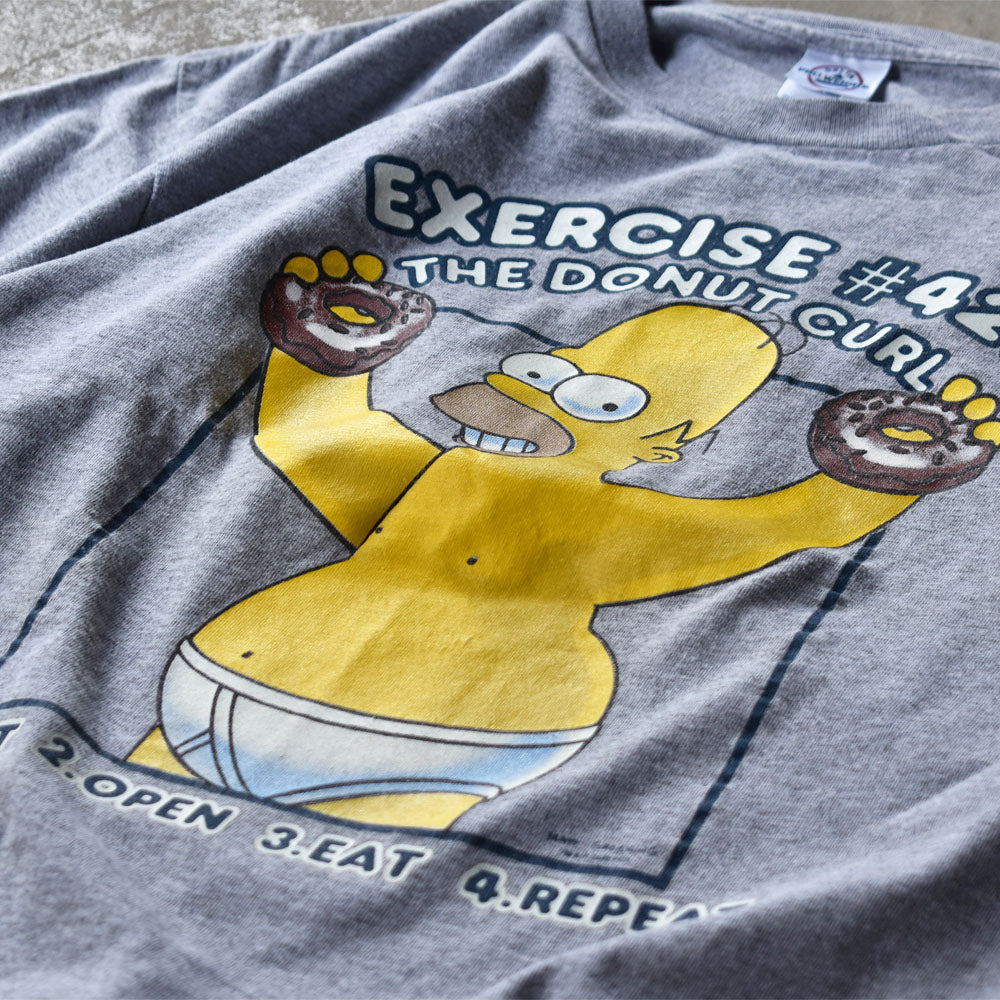 90’s　The Simpsons/ザ・シンプソンズ “EXERCISE ＃427” Tシャツ　230621