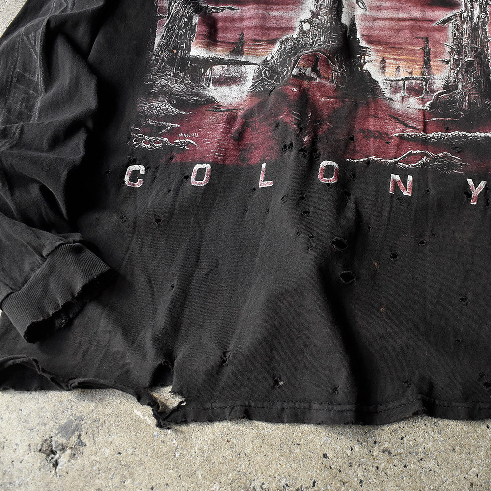 90's IN FLAMES “Colony” ロングスリーブTシャツ 231120H