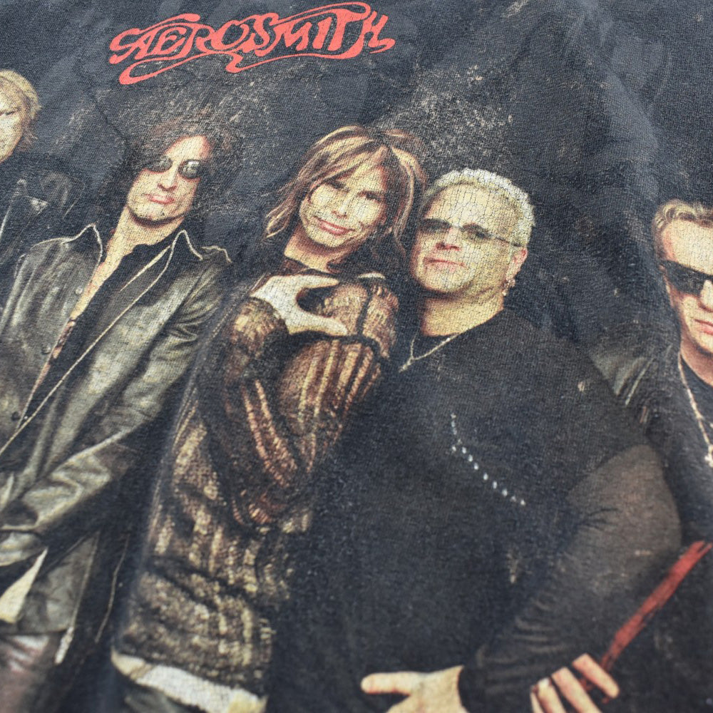 Y2K AEROSMITH "Just Push Play" 空山基 ロックTシャツ 260703H