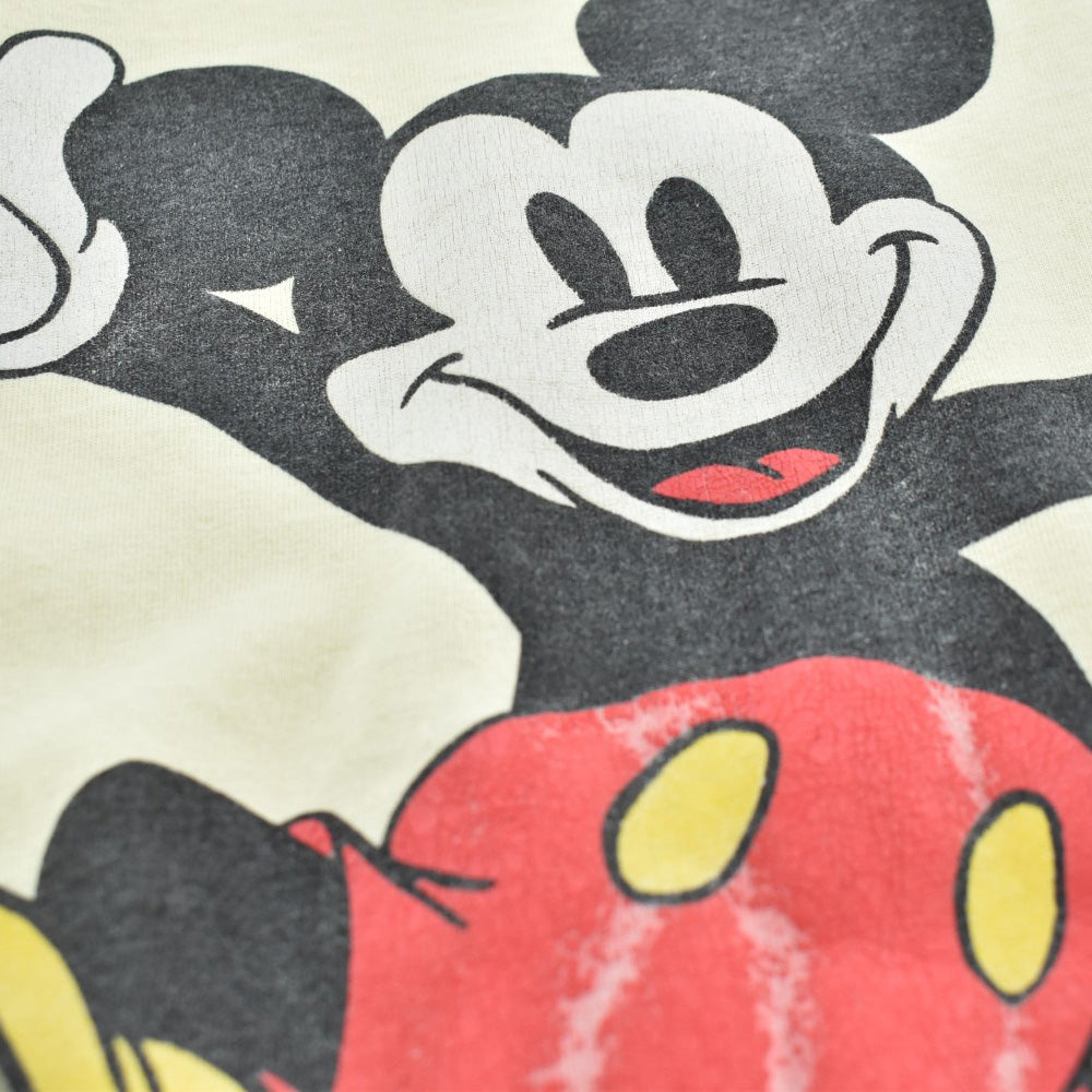 90's Disney Mickey Mouse キャラT USA製 260612H