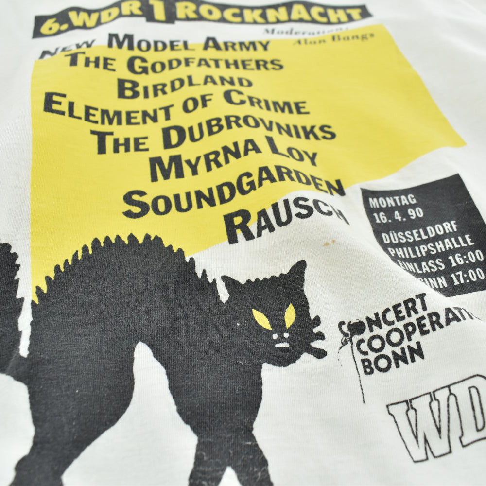 90's "6. WDR 1 ROCKNACHT" ロックフェスティバル Tシャツ 260616H