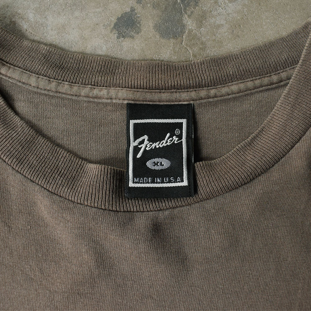 90’s Fender ギター ロゴ Tシャツ USA製 250519