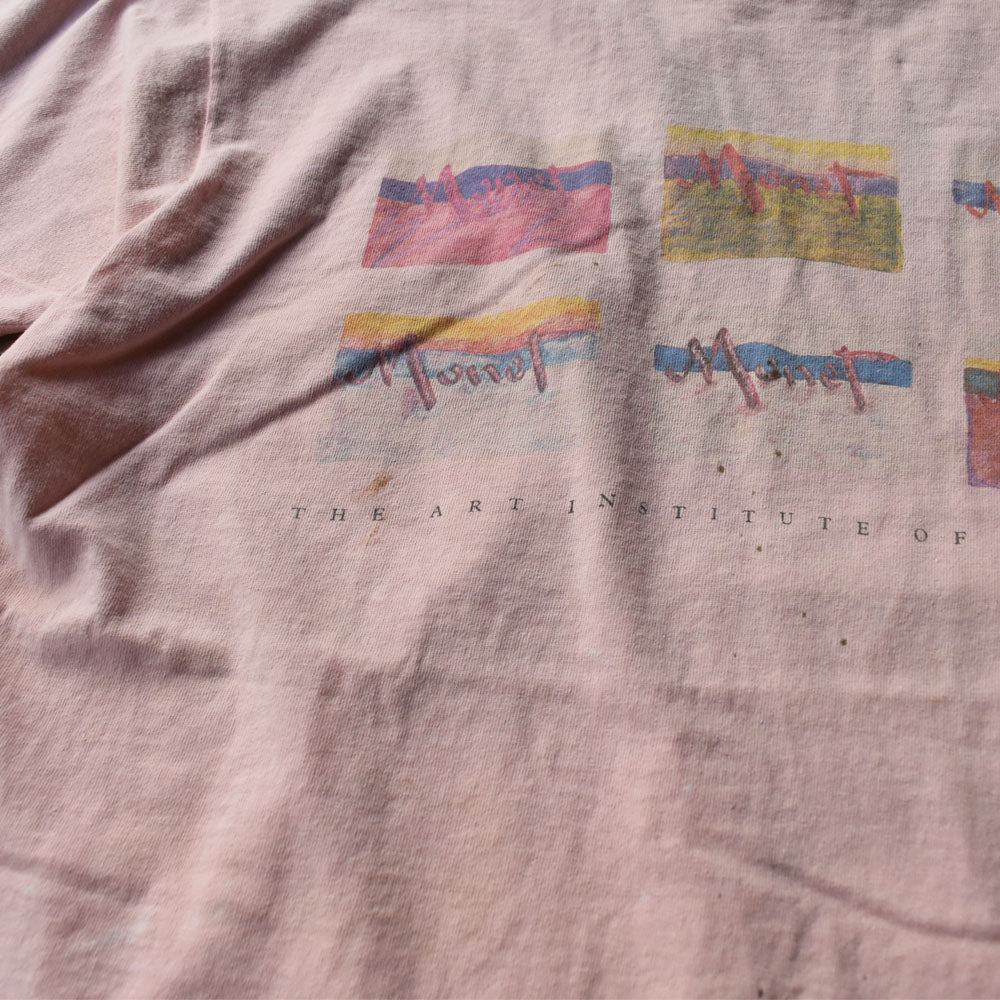 90's Monet Exhibition アートTシャツ 250912H