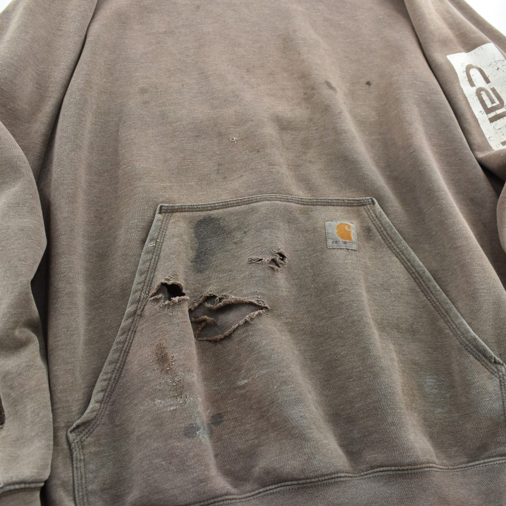Carhartt 鬼フェード&ボロ プルオーバーパーカー 261006H