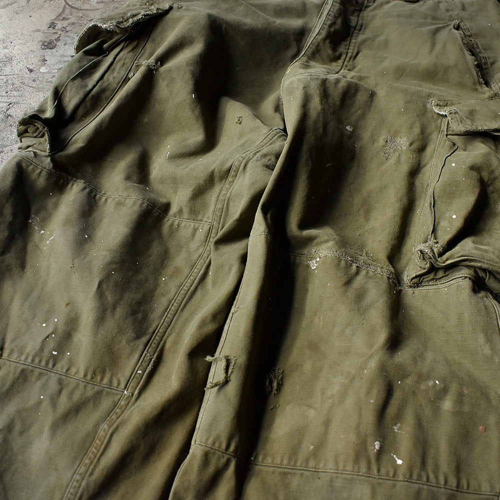 40's～ ダメージ！ French Army M-47 フィールドパンツ 前期型 231209H